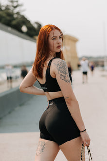 NovaCore Shorts - Pure Black