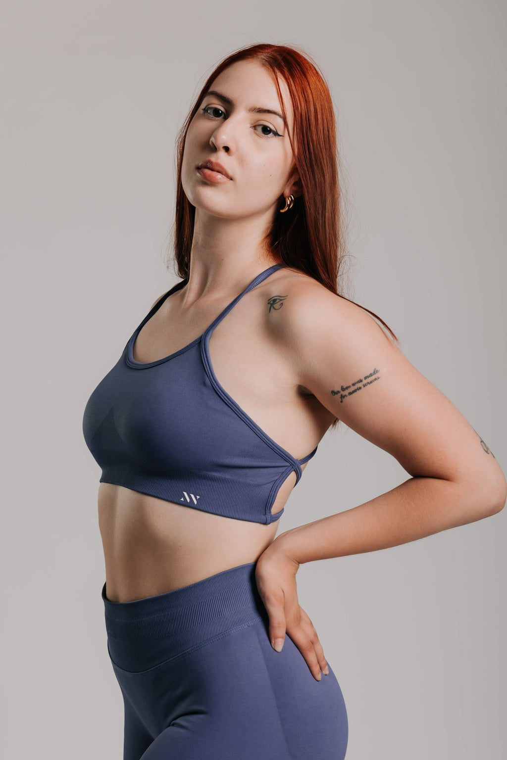 NovaForm Strappy Bra - Blue Abyss