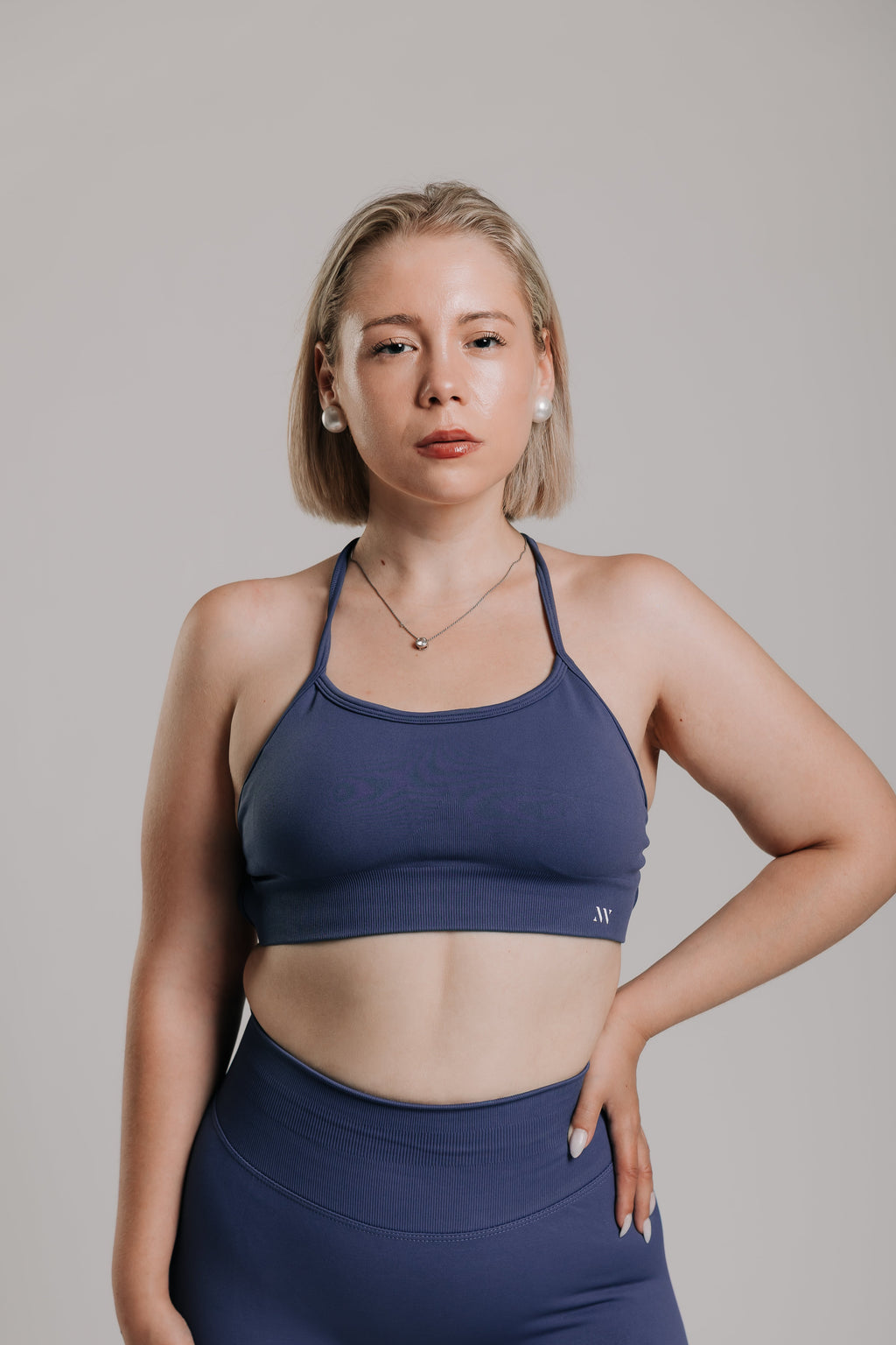 NovaForm Strappy Bra - Blue Abyss