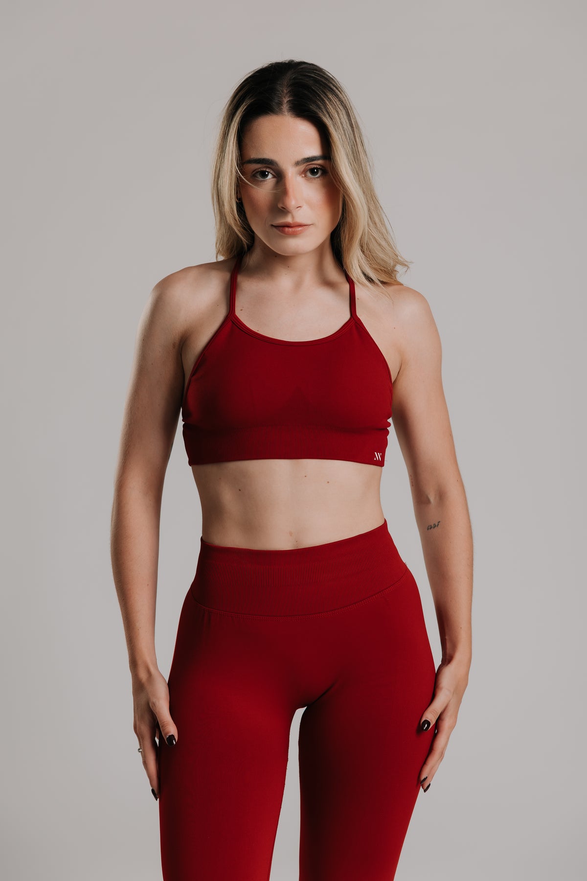 NovaForm Strappy Bra - Red Eclipse