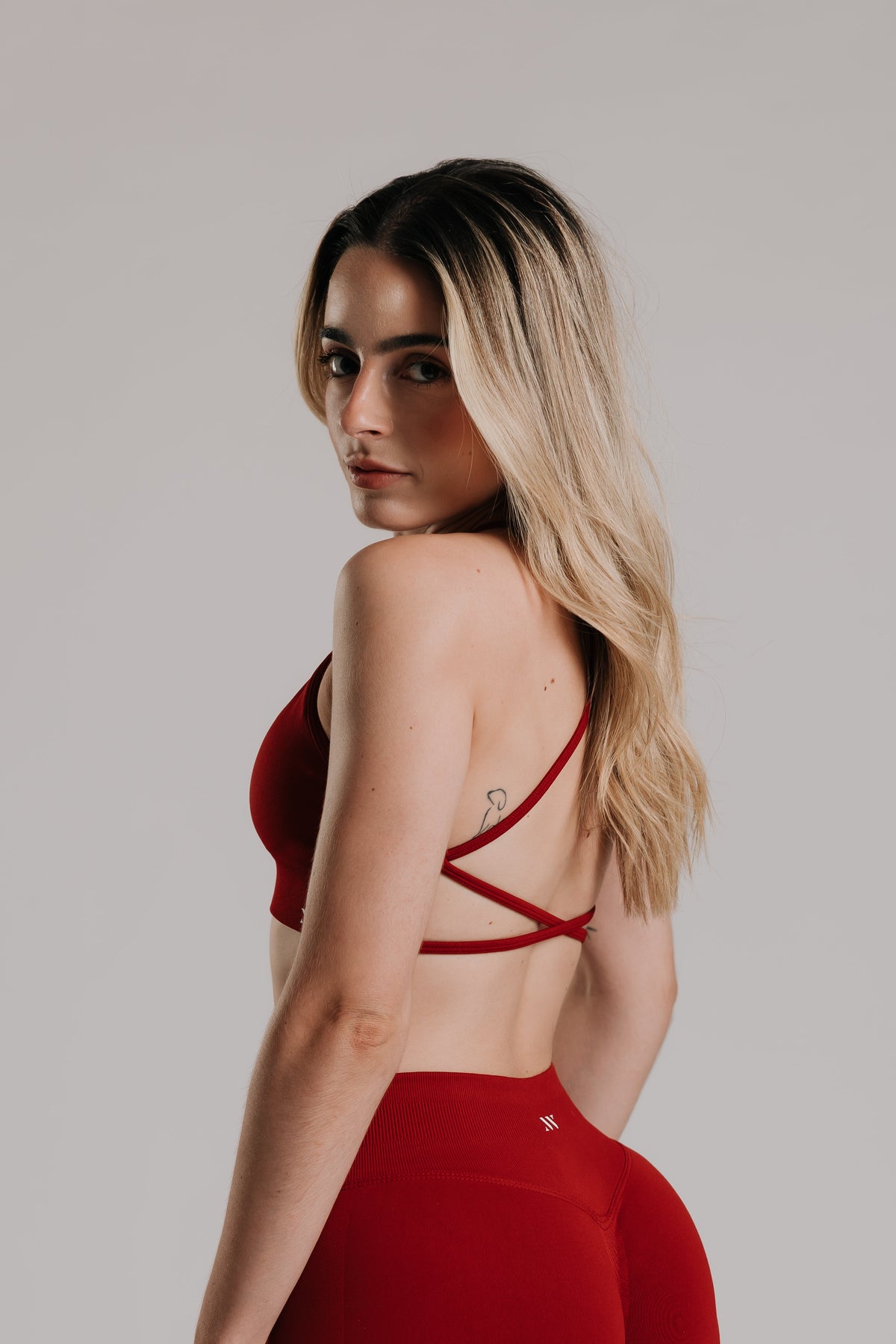 NovaForm Strappy Bra - Red Eclipse