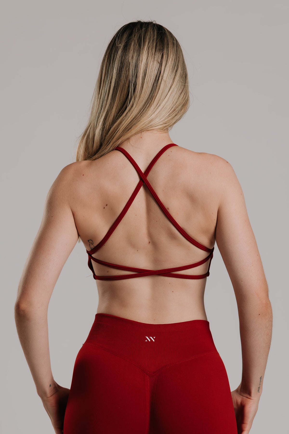 NovaForm Strappy Bra - Red Eclipse