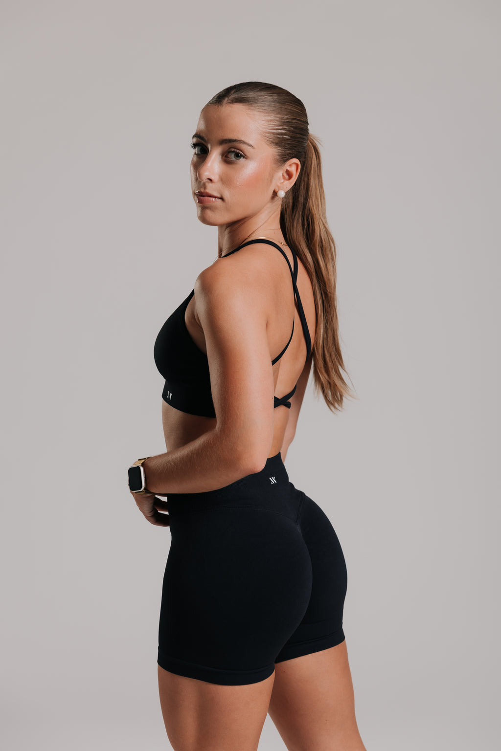 NovaForm Shorts - Pure Black