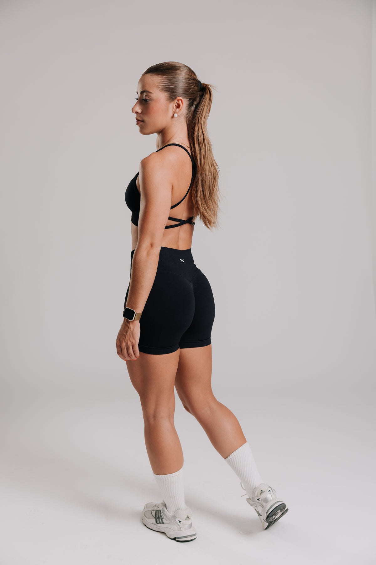 NovaForm Shorts - Pure Black