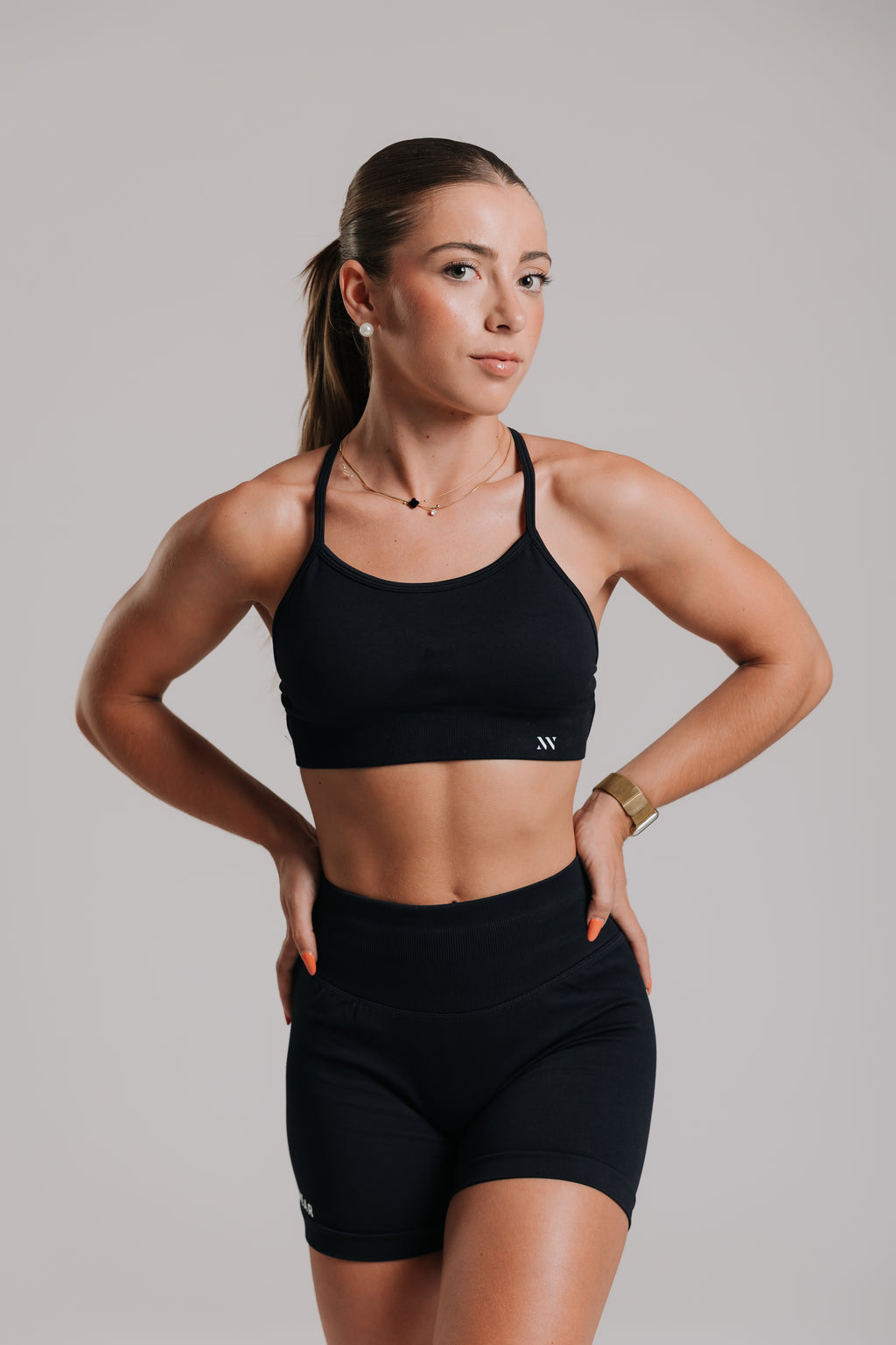NovaForm Shorts - Pure Black