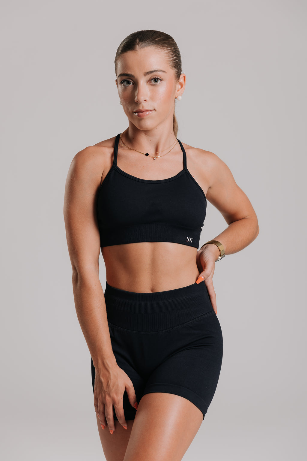 NovaForm Shorts - Pure Black