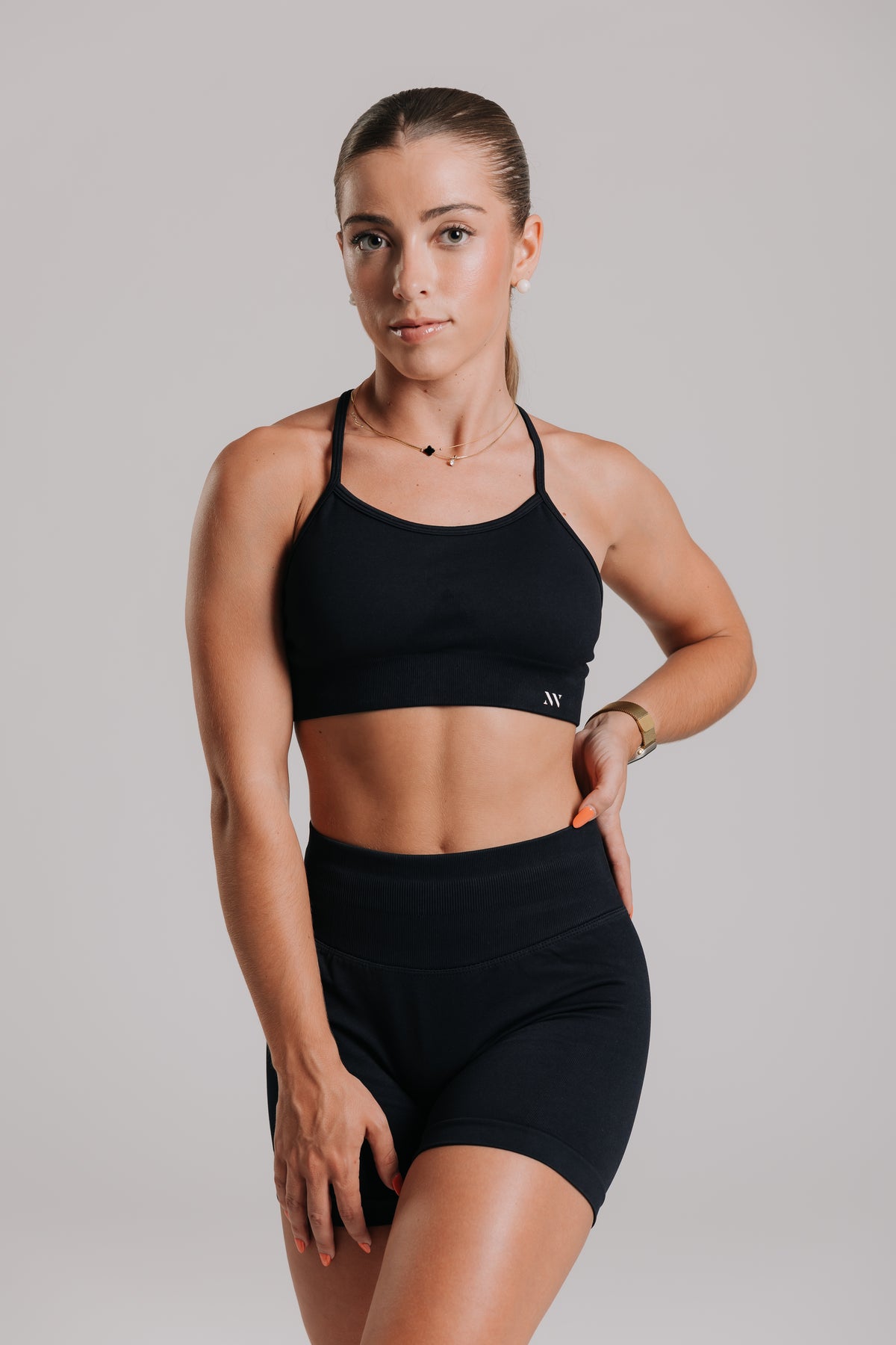 NovaForm Shorts - Pure Black